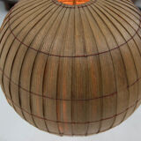Mid-century wooden veneer pendant, uluv, 1960s