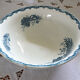 Salad bowl faience blue decoration