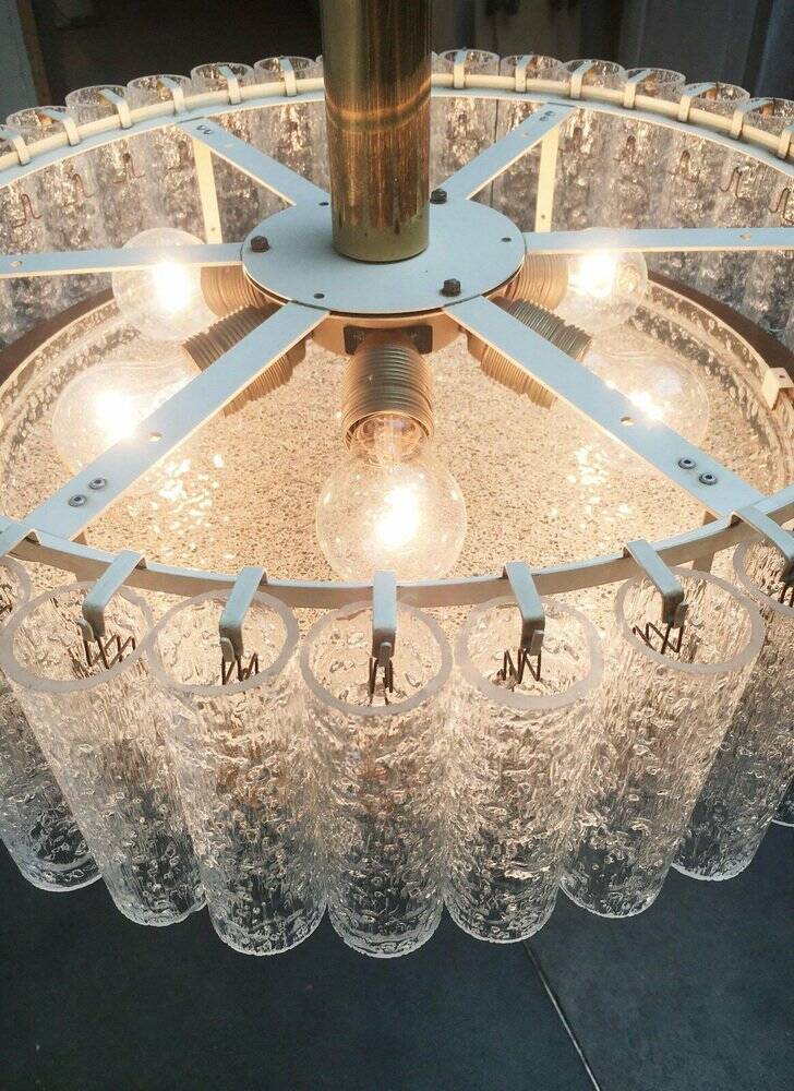 Large German chandelier from the mid-century by Doria Leuchten, 1960s.