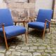 Pair of Scandinavian armchairs from the 60s new fabrics and foam