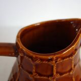 Saint Clément pitcher, rope pattern, vintage 1950s