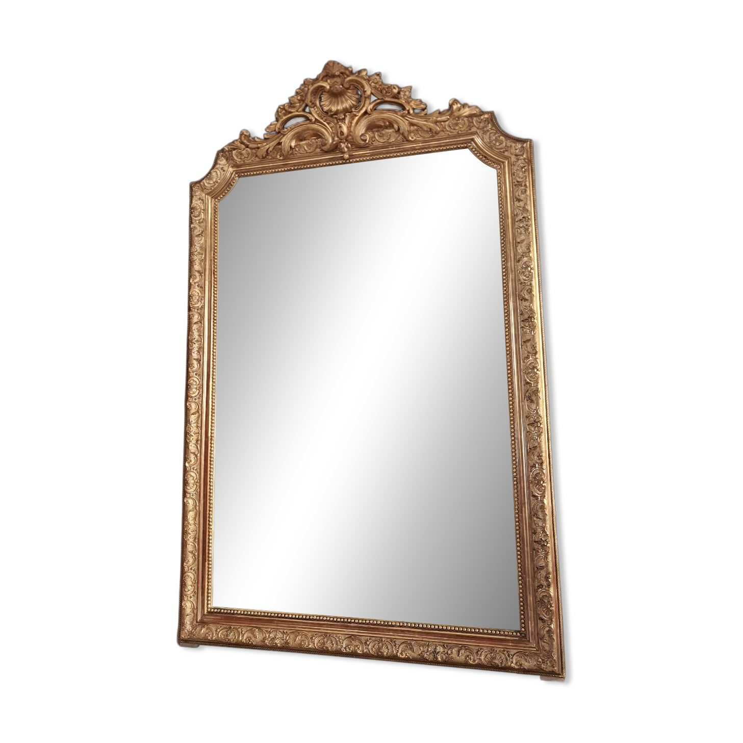 19th century mirror inspired by Louis XV style, 181 x 115