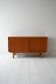 Danish sideboard with sliding doors, shelves and internal drawer. Denmark, 1970s