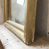 Miroir doré rectangle 79 x 53 cm