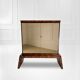 Mid-Century Modern Italian Mirrored Dry Bar Cabinet, 1950s