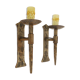 Old pair of wrought iron wall sconces. Castle sconces. Year 50 60