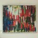 Original vintage abstract oil on canvas