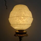 Table lamp foot bronze Art Deco style