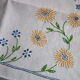 Embroidered old tea table