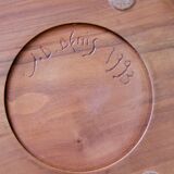 Stone and turned wood trivia signed