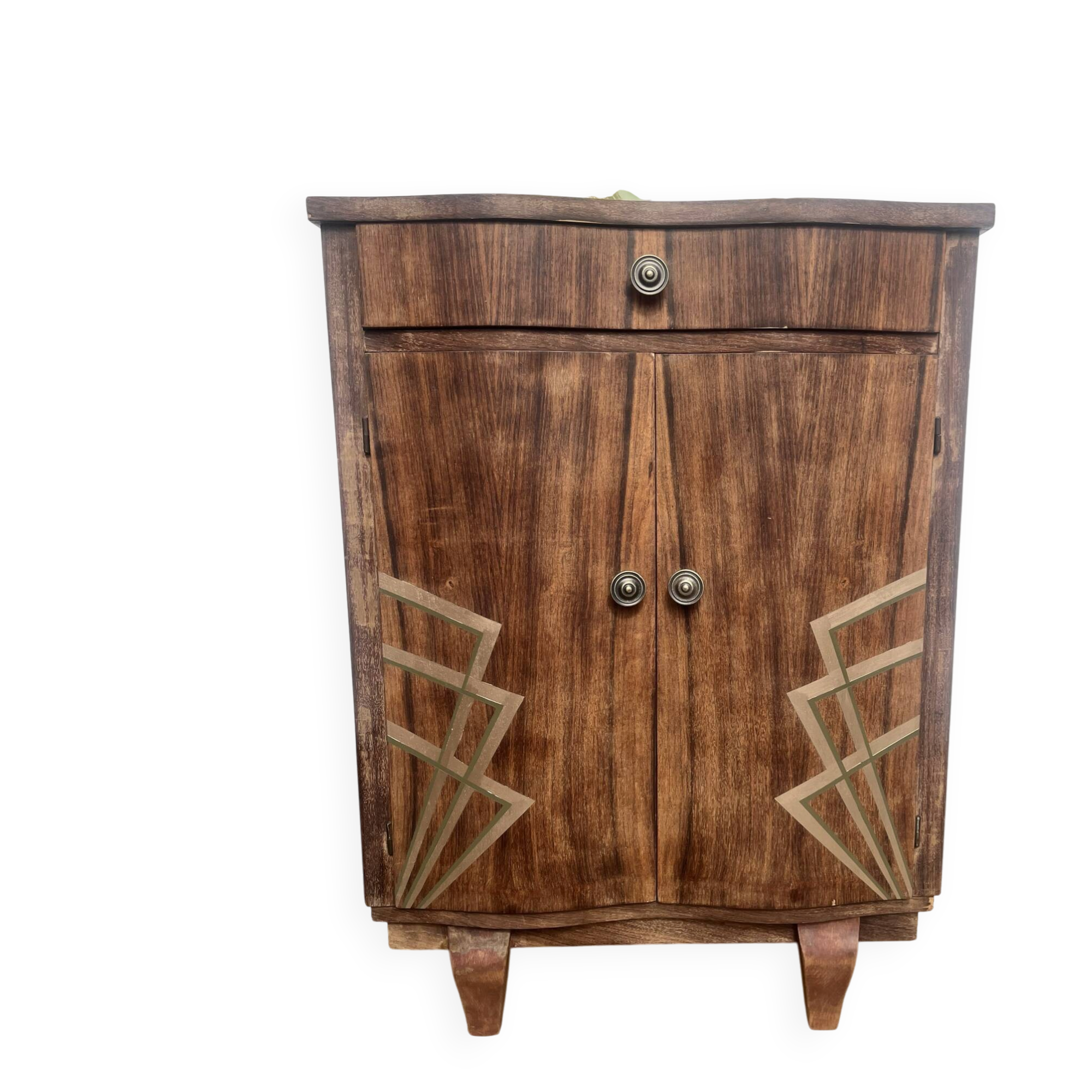 Art Deco sideboard with rounded doors