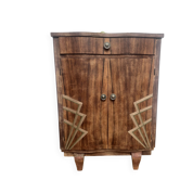 Art Deco sideboard with rounded doors