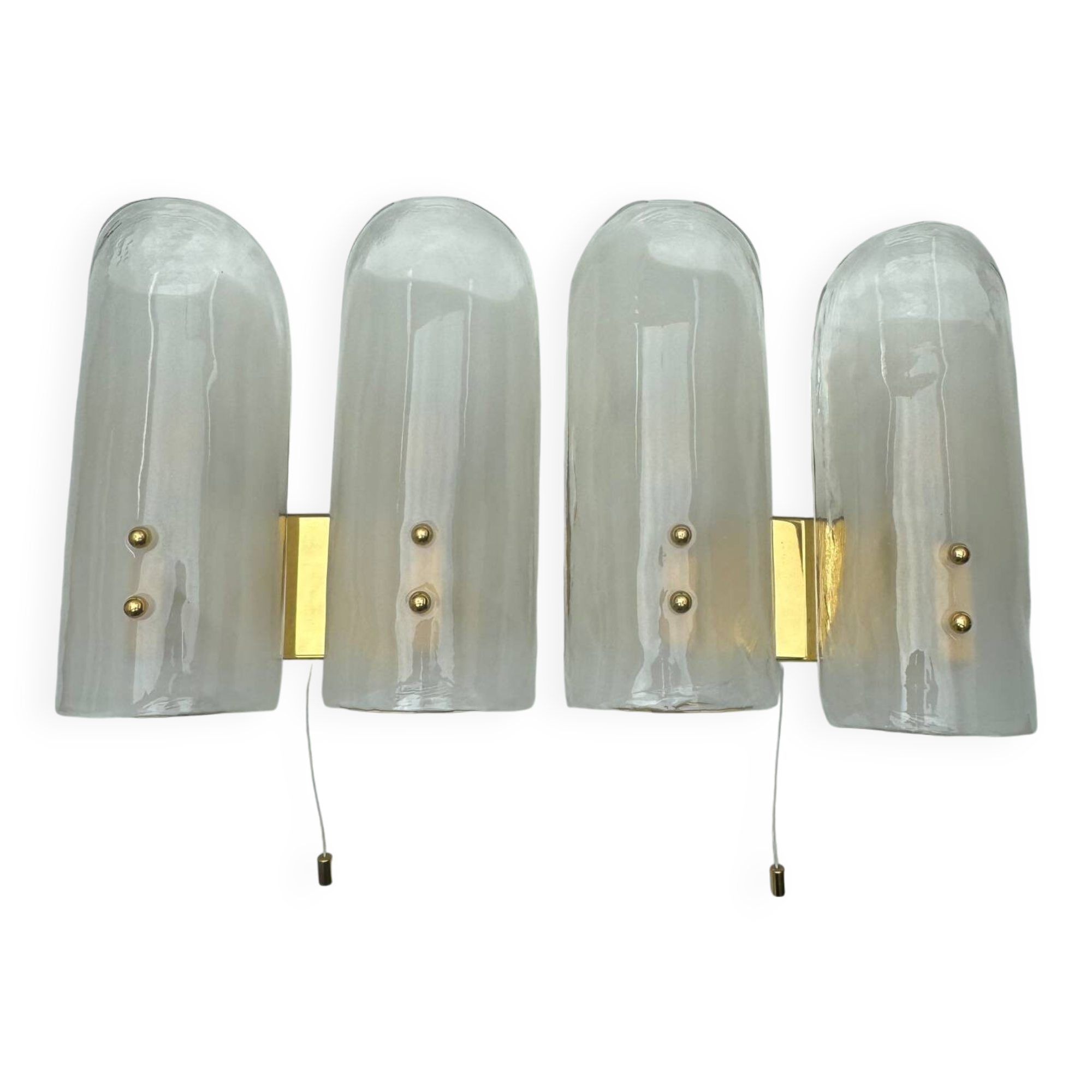 Appliques Kalmar en verre glacé