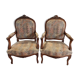 Paire de fauteuils rocaille Louis XV