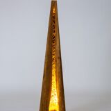 Handmade Mid-Century Modern Light ZENITH Solid Wood Sculptural Floor lamp