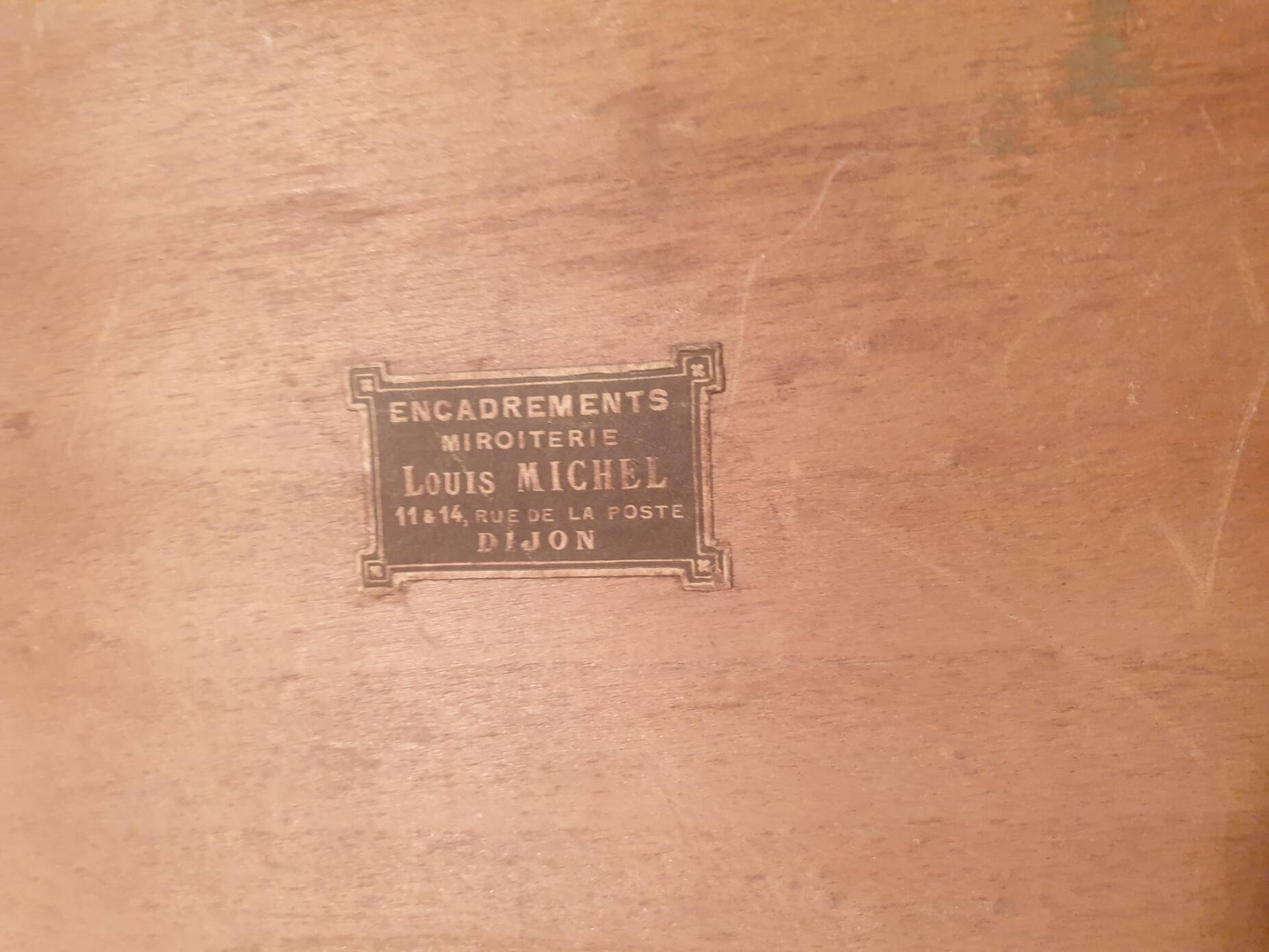 Oil on panel Cathedral landscape framed signed Ch Girardet 38