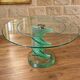 Table en verre « Helix Spiral Swivel »  d'aprés Danny Lane