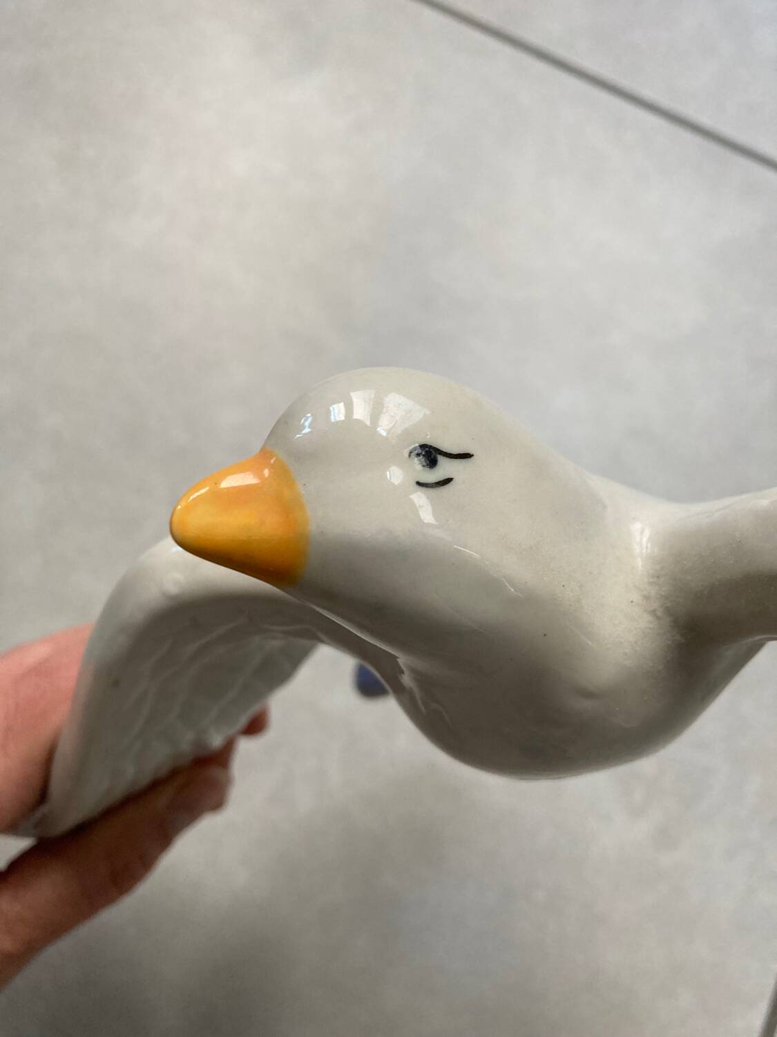 Mouette céramique émaillée 32cm