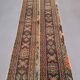Distressed Turkish narrow runner 55x148 cm wool vintage tribal rug 2563
