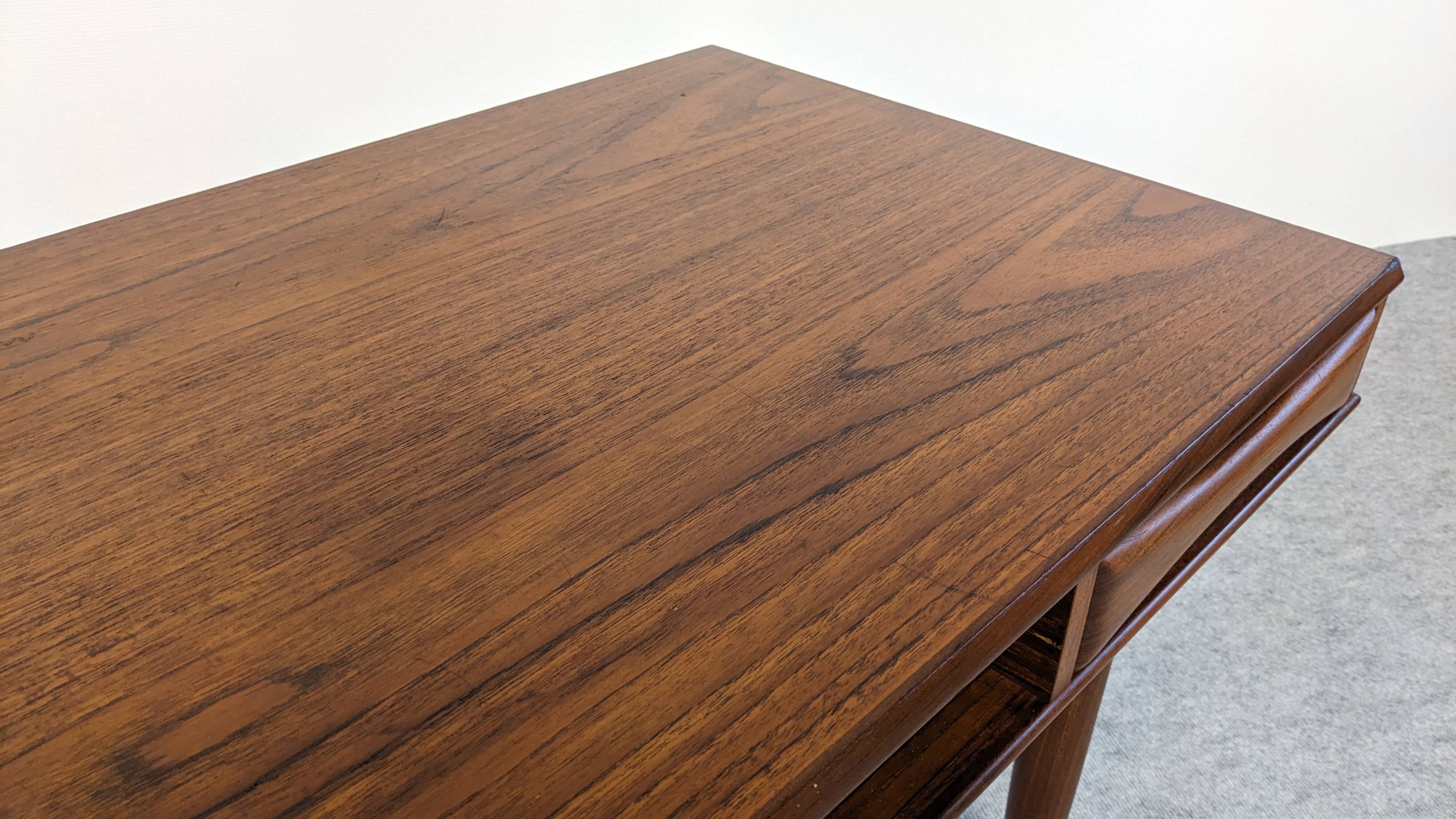 Modernist teak coffee table by Arne Vodder for Dyrlund, Denmark 1960s