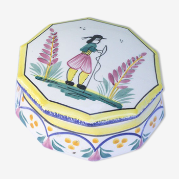 Henriot Quimper ceramic box