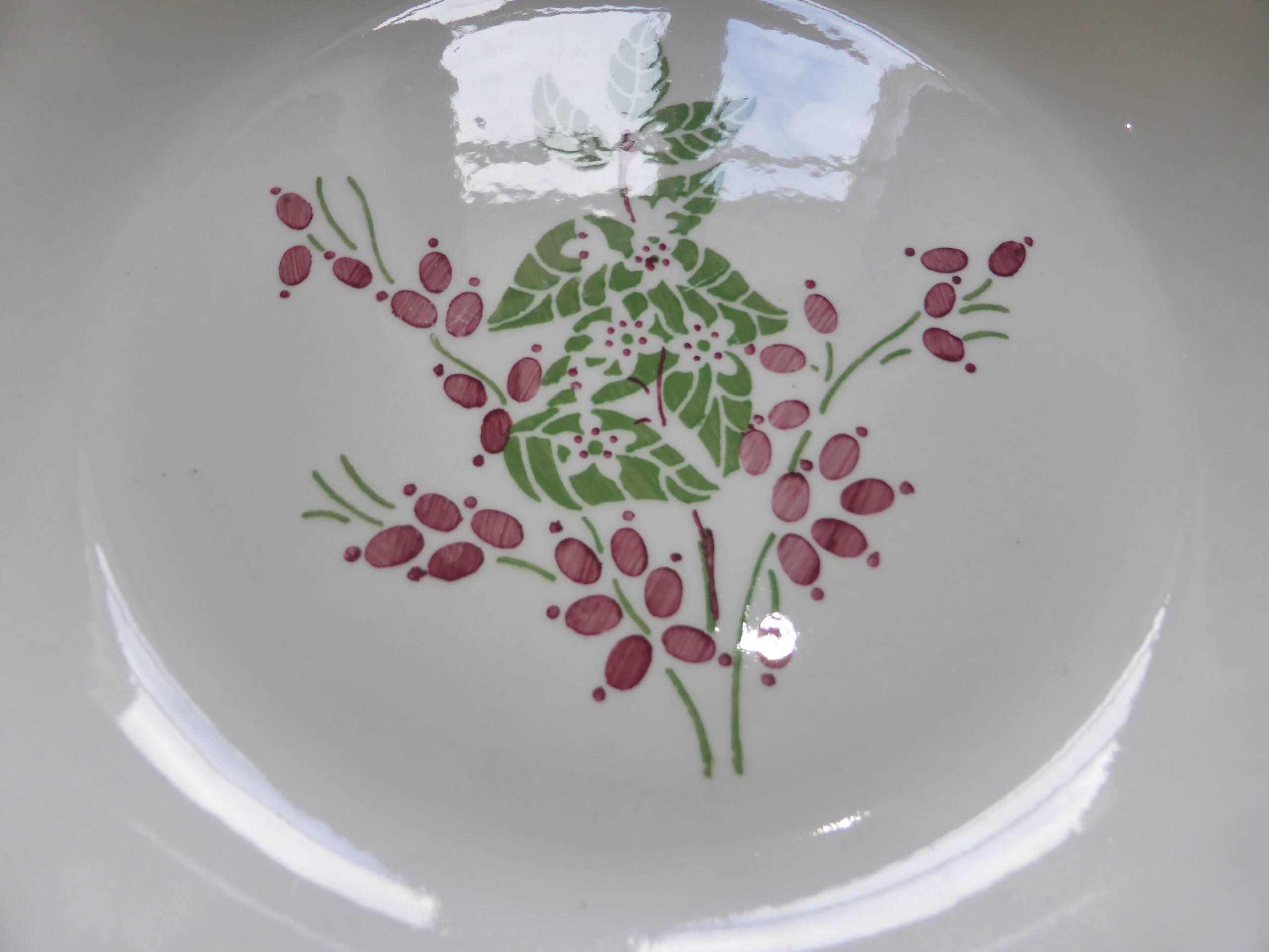 Shallow round serving dish 201015