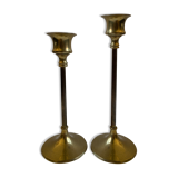 Pair of golden candlesticks