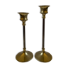 Pair of golden candlesticks