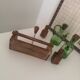 Server salt pepper oil vinegar vintage