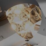 Stainless steel table lamp by Edera Radici for Sagim, Italy 1970