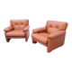 Pair of "Coronado" armchairs by Afra & Tobia Scarpa for B&B Italia, Italy 1970