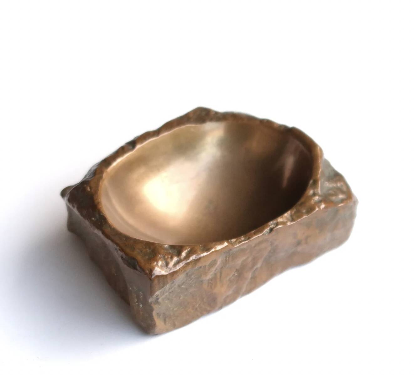 Vide poche en bronze de Monique Gerber, années 70