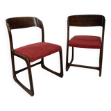 Pair of sled chairs