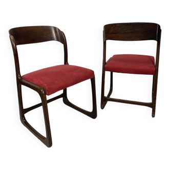 Pair of sled chairs