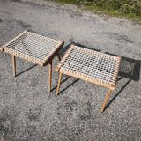 Pair of Georges Tigien stools