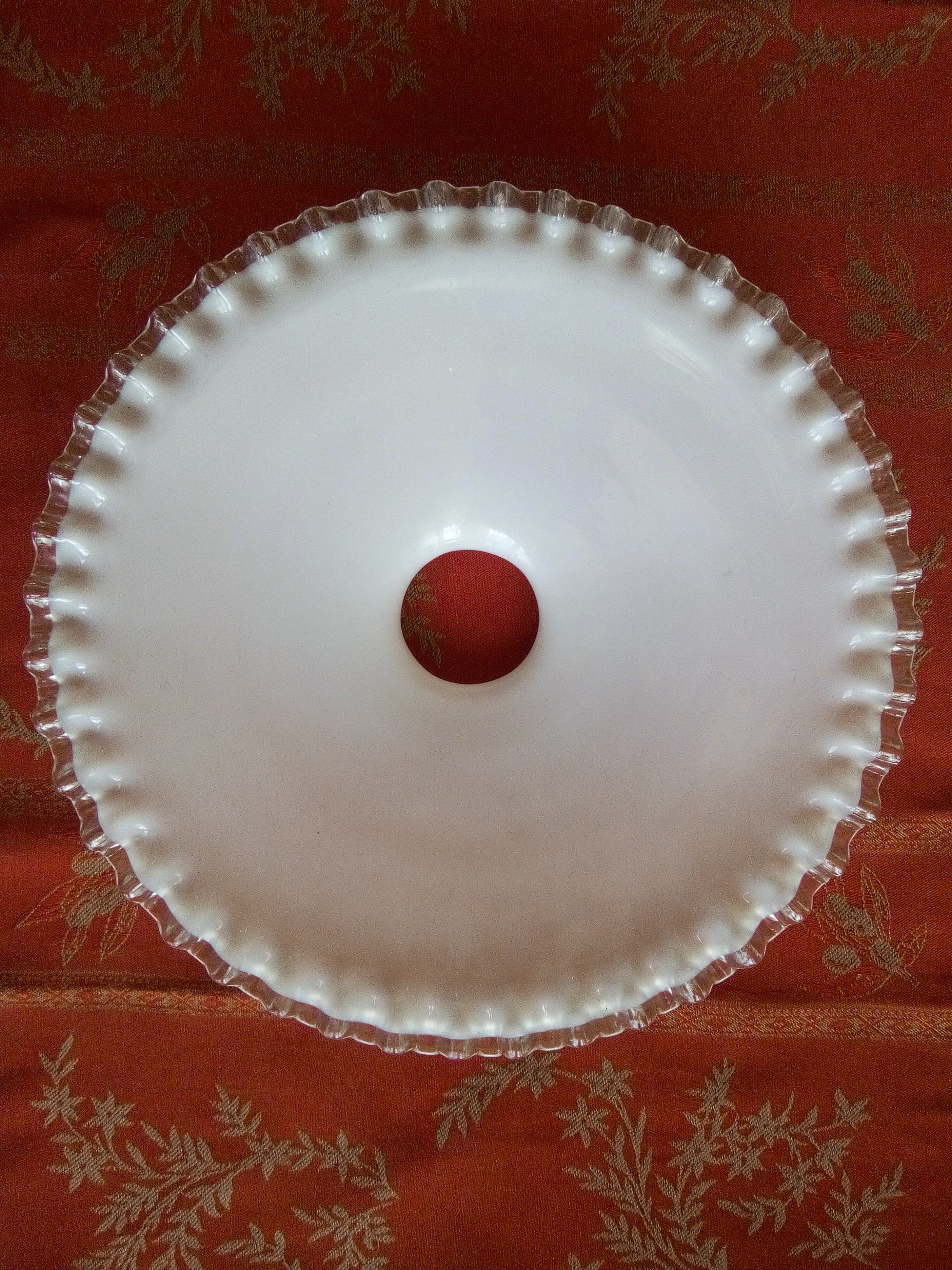 Opaline glass lampshade