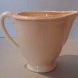 Retro florets earthenware cream pot