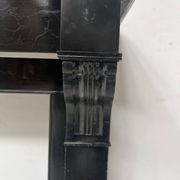 Napoleon III period fireplace with a black marble corbel. 19th century.