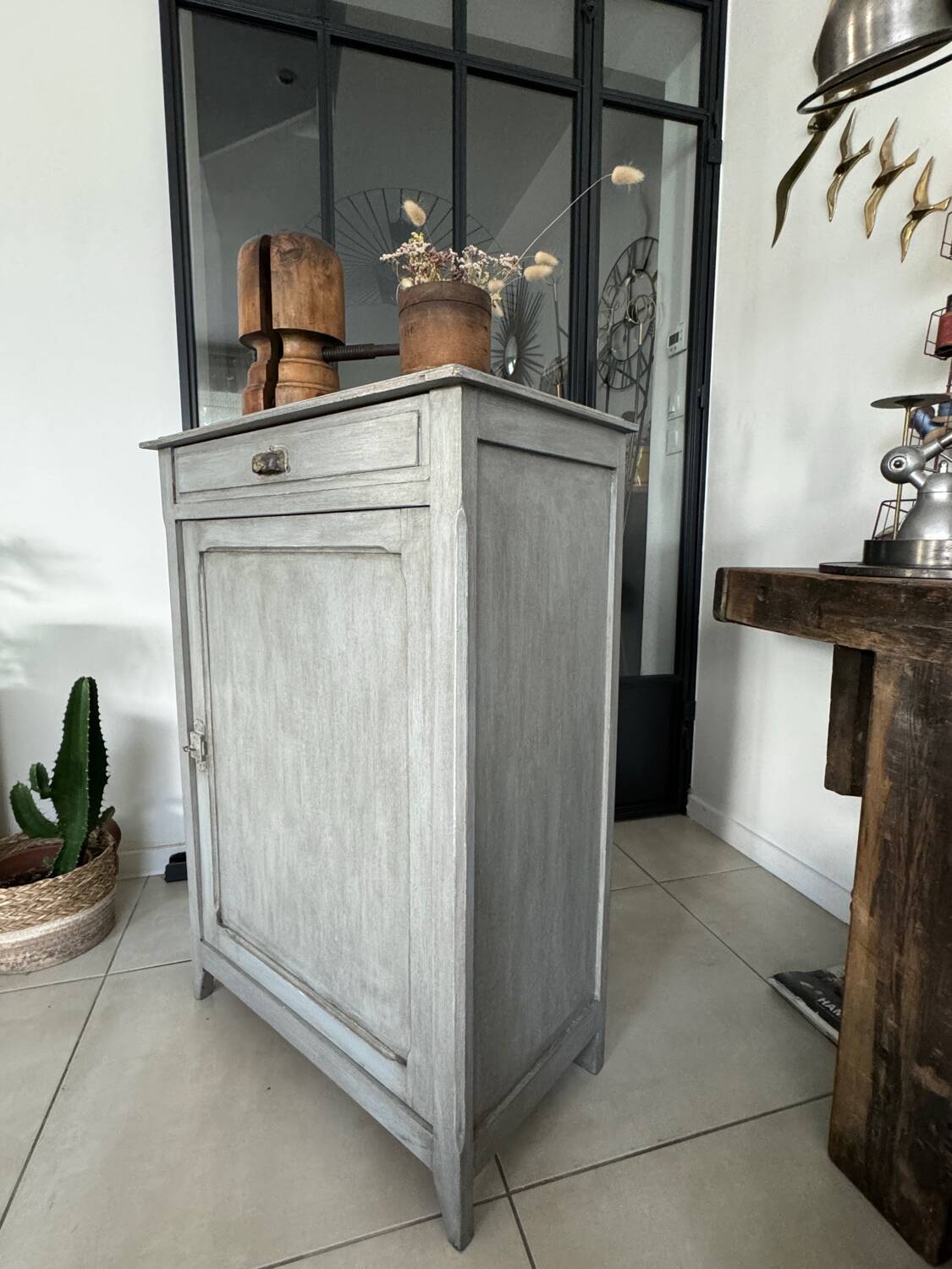 Old vintage Parisian buffet