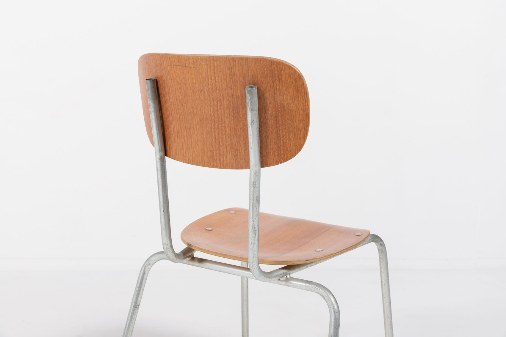 Set of 4 Danish school chairs from the 1960s