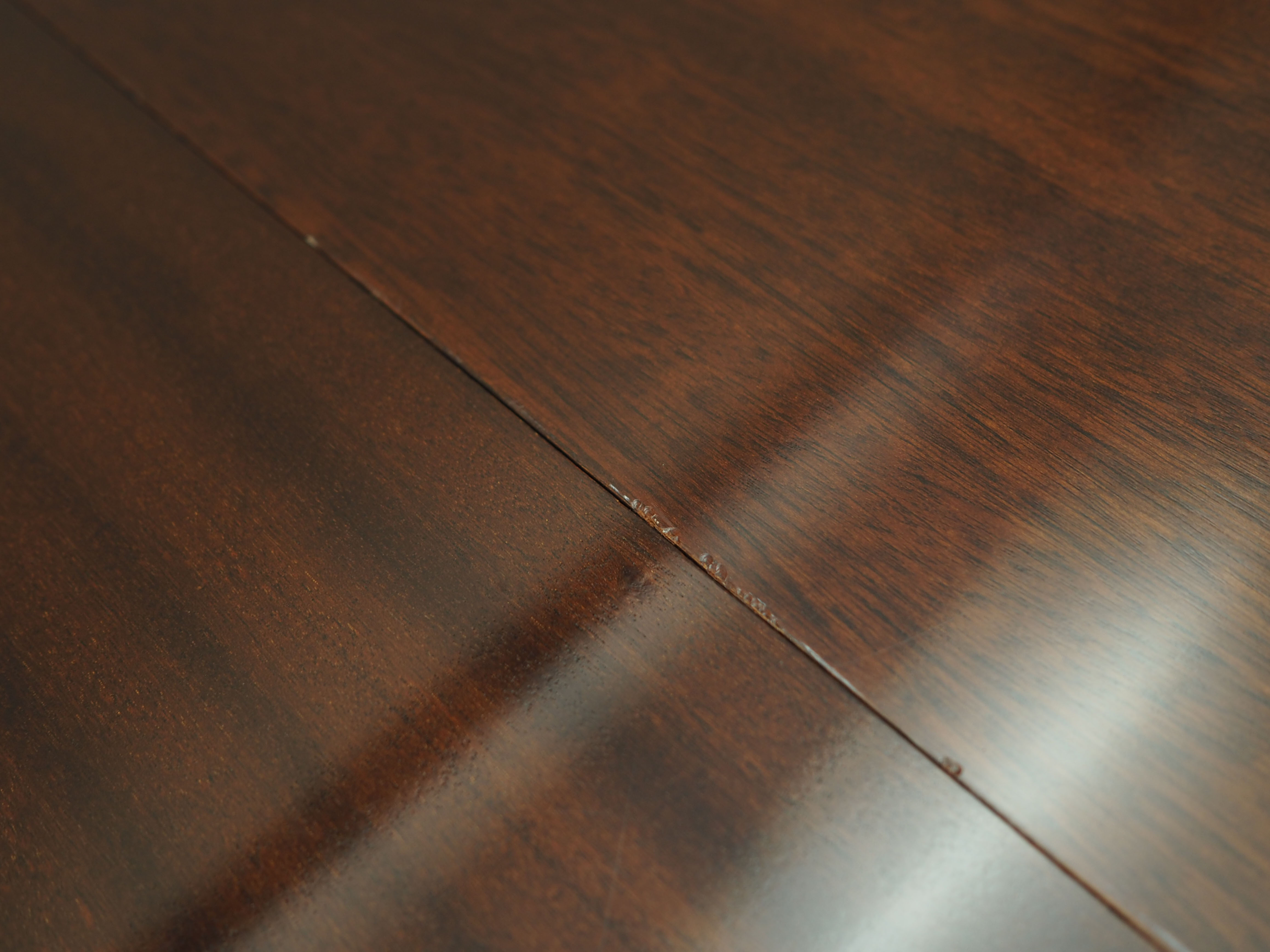 Round mahogany table, Danish design, 1970s, production: Denmark