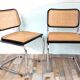 Paire de chaises Marcel Breuer Cesca B32