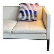 Erik Jørgensen EJ50 Sofa Danish Design - cream white leather, 3-seater