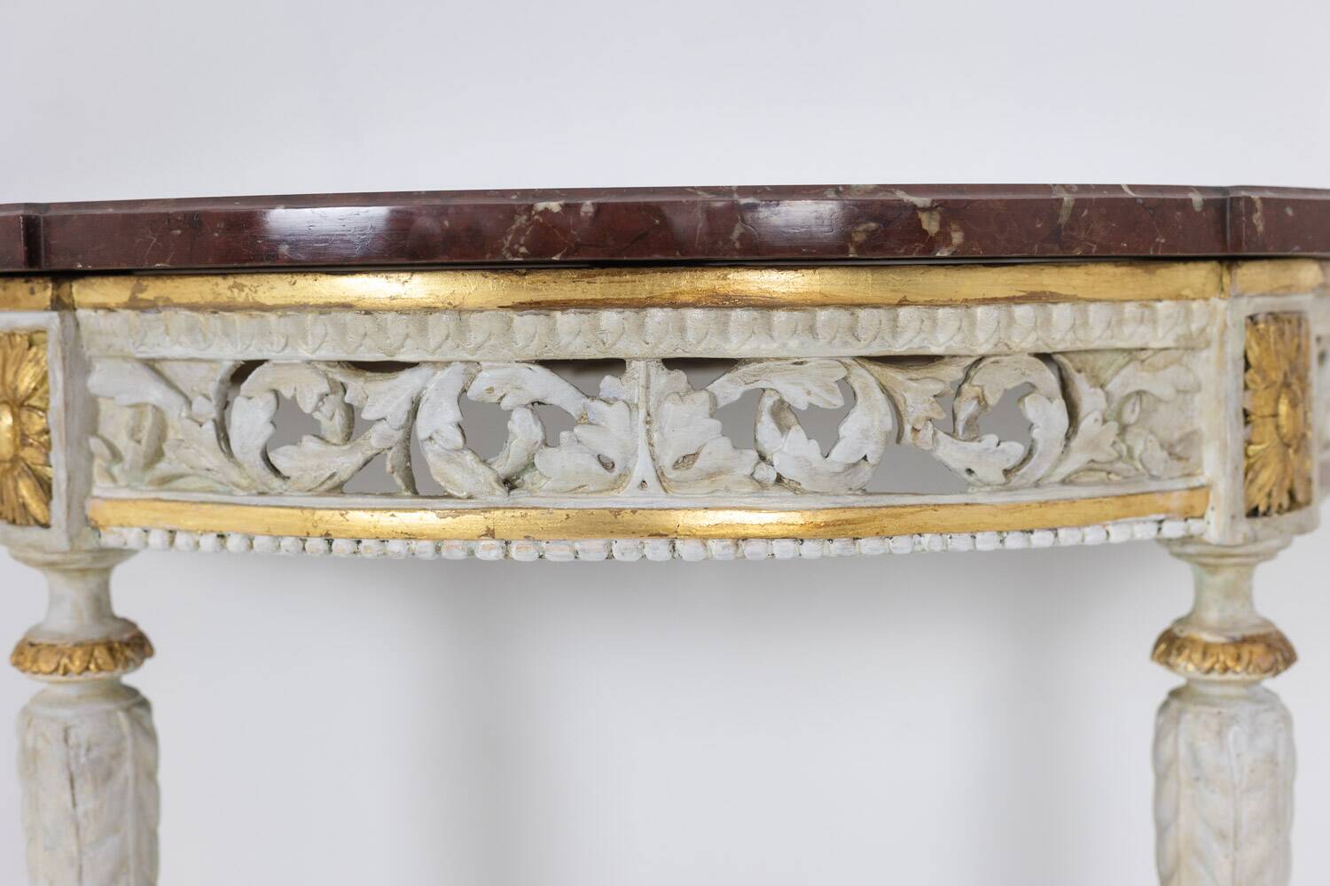Malot. Pair of lacquered consoles from the Louis XVI period. Circa 1780.
