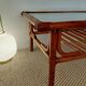 1970s rattan coffee table