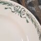Lot of 10 plates in Terre de Fer Longchamp model Belleville