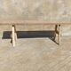 Small wooden bench