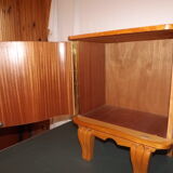 Pair of bedside lemon tree and brass