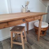 Country style oak farmhouse desk / table