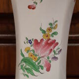 Vase Lunéville KG in painted ceramic enamelled decoration Lamppost